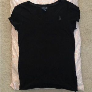 Black Polo V-Neck